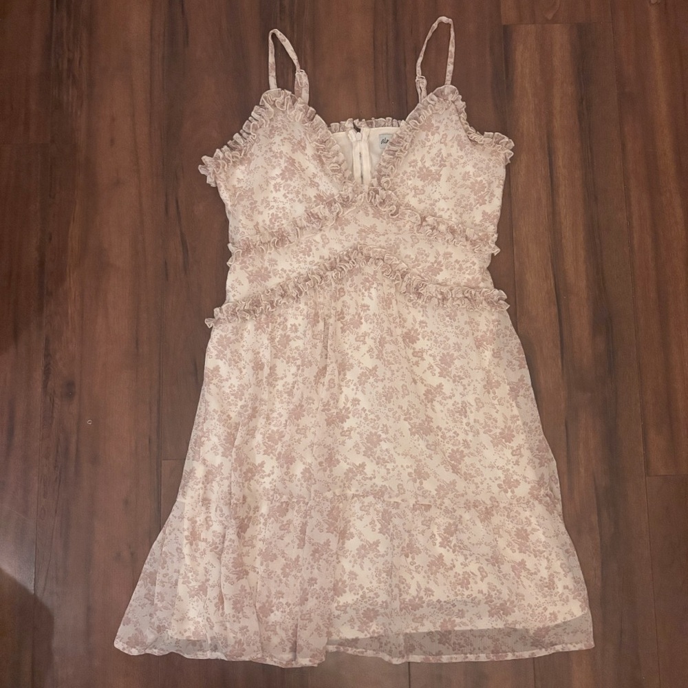 pink floral dress ♡
